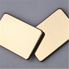 Mirror Like Aluminum Panel PE PVDF Coating 0.3mm Aluminum Silver Copper Gold