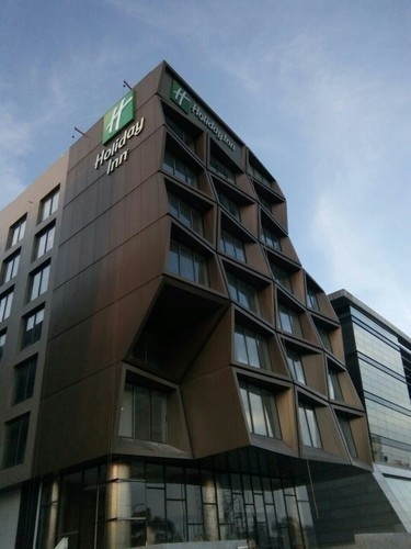 การโฆษณา Fascia 1250mm 1500mm PVDF ACP Alucobond การวาด แผนผสมอลูมิเนียมสําหรับผ้าม่าน