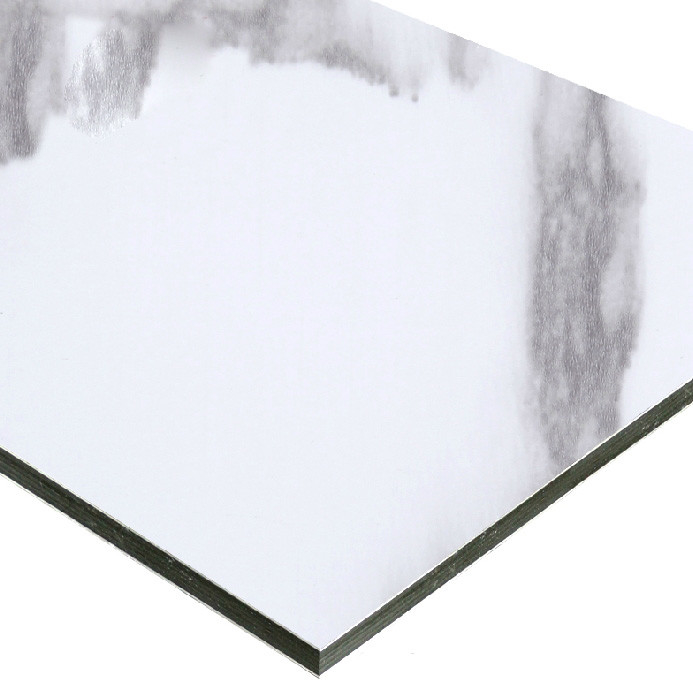 5.5 กก. / M2 ACP Marble Aluminium Composite Panel สำหรับผนังภายใน / ภายนอก