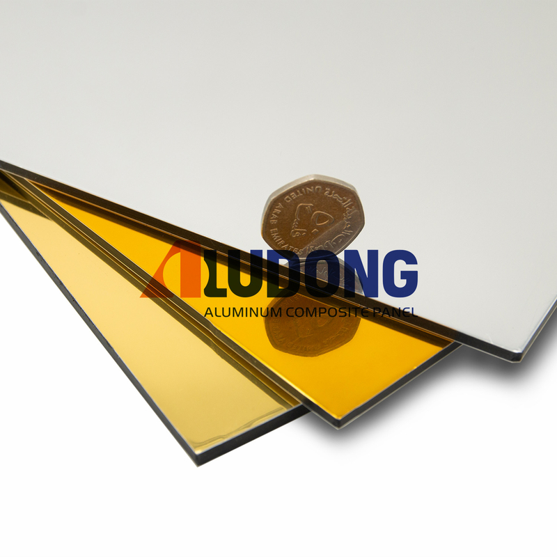 กระจก Alucobond ACP Drawing Aluminium Composite Panel สําหรับแผ่นแผ่นป้าย, ผนังผ้าม่าน