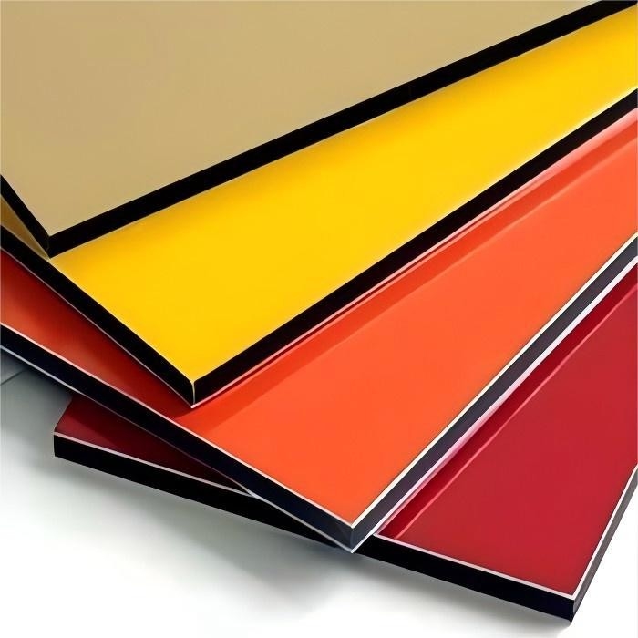 พานอลูมิเนียมประกอบ PVDF ที่สามารถปรับแต่งได้ มีสีสันหลากหลาย