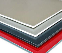 พานอลูมิเนียมประกอบ PVDF ที่สามารถปรับแต่งได้ มีสีสันหลากหลาย
