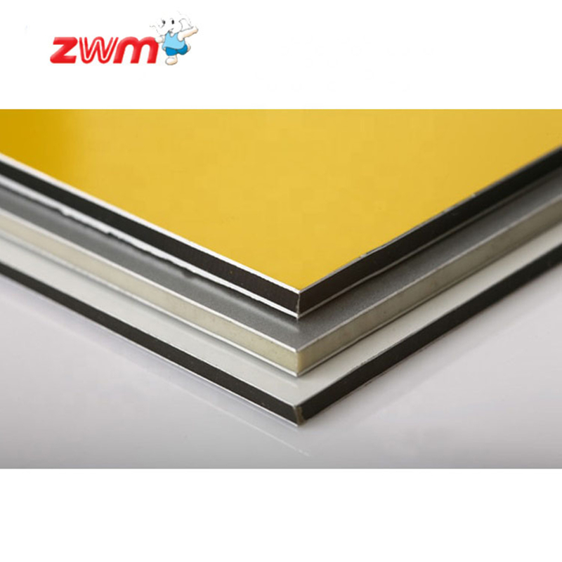 3050mm ความยาว Brushed Aluminium Polyvinylidene Fluoride Panel สําหรับพื้นผิวเรียบและทนทาน