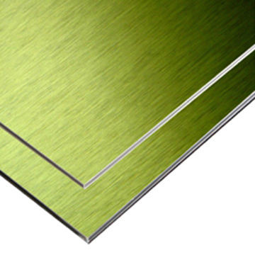 0.03-0.5 มิลลิเมตร Brushed Finish PVDF แผ่นอลูมิเนียมสําหรับผนังภายนอก