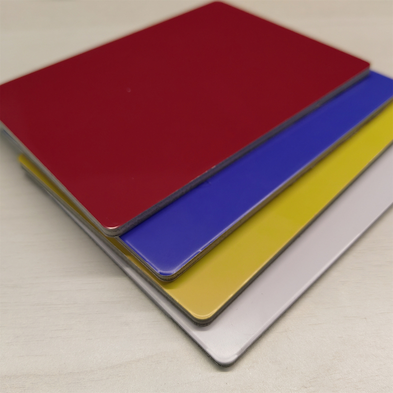 1220*2440*4*0.21mm PVDF แผ่นผสมอลูมิเนียม ACP / Acm สําหรับแผ่นผนังและตกแต่งภายนอก