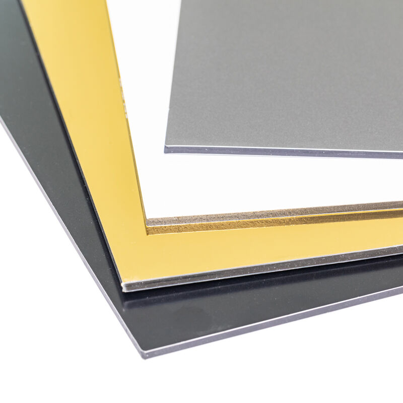 ISO 9001 โรงงาน 4mm ACP Sheet PVDF Coating ประหยัดและทนทานสําหรับอาคารหน้าต่าง ส่งเร็ว