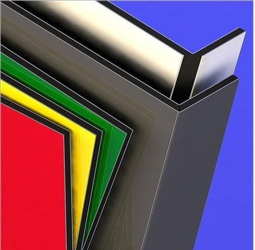ACP Alucobond Drawing Aluminium Composite Panel สําหรับบิลบอร์ดคลายผ้าม่าน