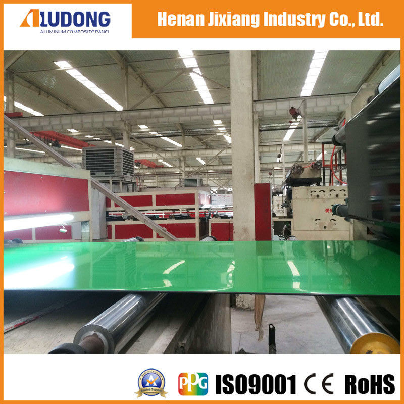 ราคาโรงงาน Shanghai Jixiang ISO 9001 โรงงาน Acp Sheet แอลูมิเนียมผสมผสานแผ่นสําหรับผนังภายใน