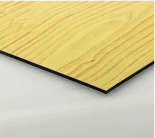 โรงงาน OEM ลายไม้ ACP 4 มม., เคลือบ PVDF, พื้นผิวป้องกันรอยขีดข่วนสำหรับผนังภายในภายนอกผู้ขายที่ดีที่สุด
