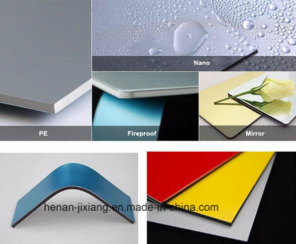 OEM & ODM ยอมรับผู้ผลิตโดยตรง 3mm 4mm PE / PVDF พานอลูมิเนียมผสมเคลือบแผ่น ACP สําหรับแผ่นผนัง