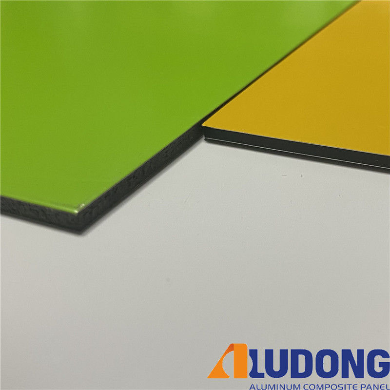 โฆษณา PE Core 0.3mm ACP Alucobond Drawing Aluminum Composite Panel สําหรับผ้าม่าน