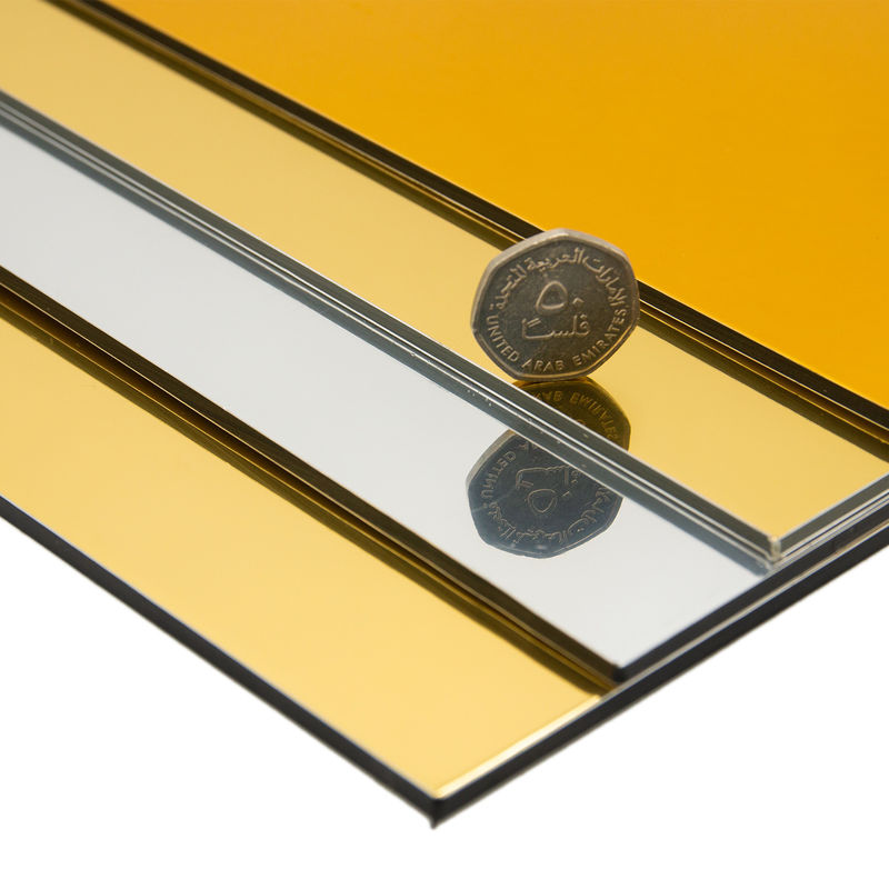 โฆษณา PE Core 0.3mm ACP Alucobond Drawing Aluminum Composite Panel สําหรับผ้าม่าน