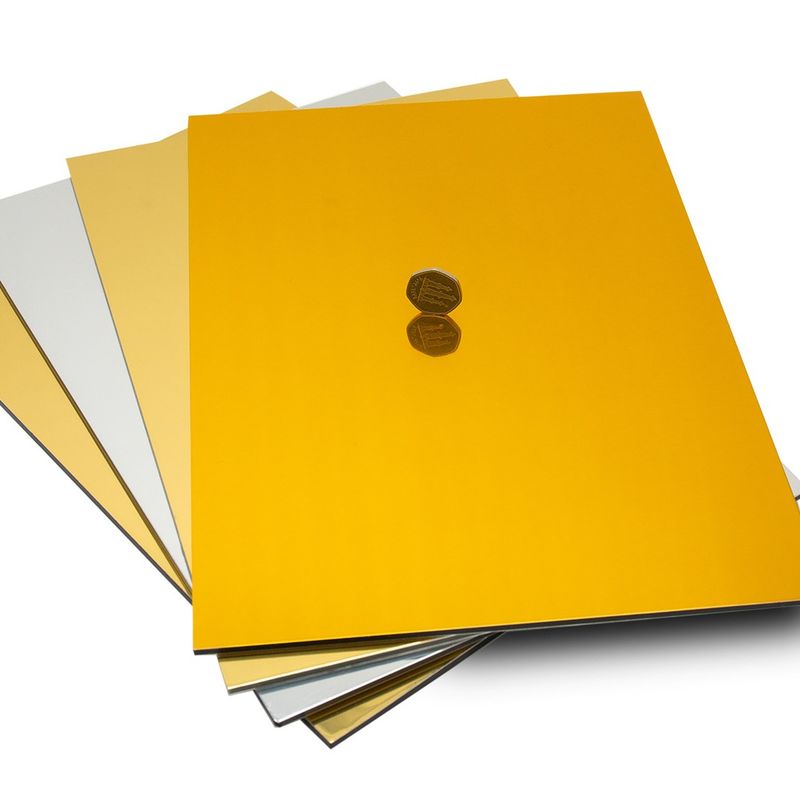 การโฆษณา Fascia 1250mm 1500mm PVDF ACP Alucobond การวาด แผนผสมอลูมิเนียมสําหรับผ้าม่าน