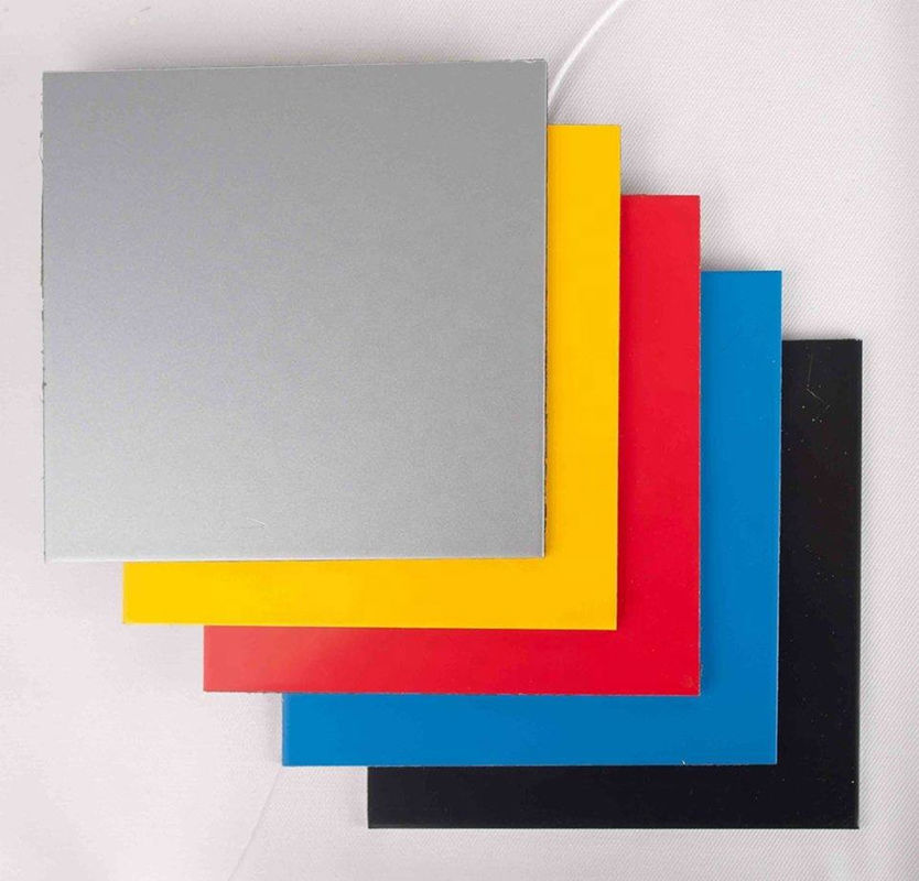 การโฆษณา Fascia 1250mm 1500mm PVDF ACP Alucobond การวาด แผนผสมอลูมิเนียมสําหรับผ้าม่าน