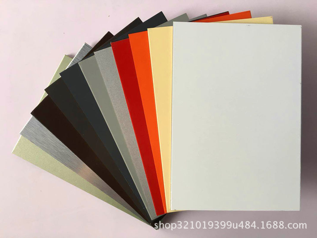 การโฆษณา Fascia 1250mm 1500mm PVDF ACP Alucobond การวาด แผนผสมอลูมิเนียมสําหรับผ้าม่าน