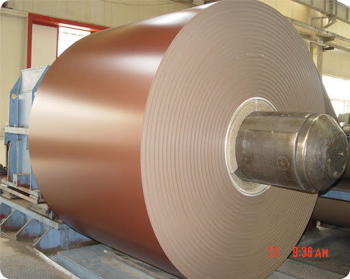PE / PVDF เคลือบ Prepainted ม้วนอลูมิเนียม ACP ม้วนหน้าหรือหลังโรงสีรองพื้นสีรองพื้นเสร็จสิ้น