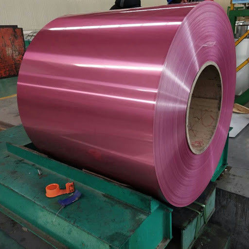 สับสนธิ Prepainted สีเคลือบคลุมอัลลูมิเนียม Coil สําหรับแผ่นผสมอัลลูมิเนียม