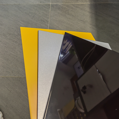 ACP PE แผงอลูมิเนียมคอมโพสิต 1.5 มม. สำหรับป้ายและกาบ