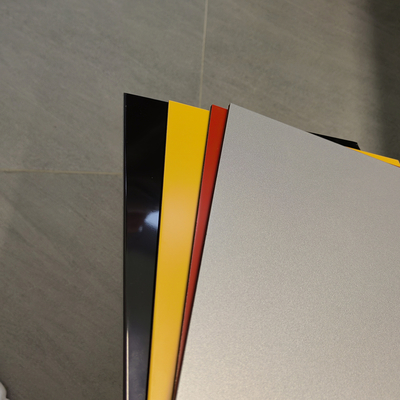 3mm 4*0.21mm แผ่นผสมอลูมิเนียม ACP/Acm สําหรับวัสดุก่อสร้าง