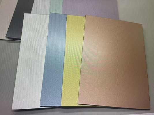 ป้องกัน Nano-PVDF การเคลือบแผ่นผสมอัลลูมิเนียมแปรงสําหรับตกแต่งสถาปัตยกรรม