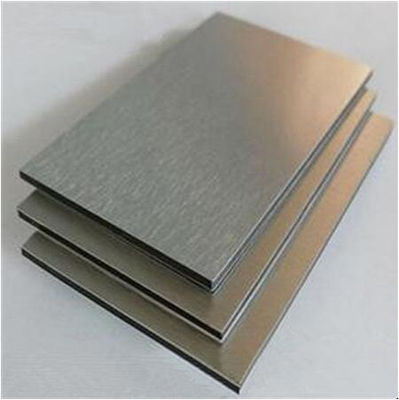 ขายร้อน ACM/ACP Anodized Brushed อลูมิเนียมคอมโพสิตแผง 4 มม.,PVDF เคลือบ, scratch-Resistant สำหรับลิฟท์ Cab