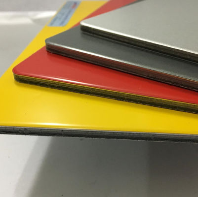 PVDF แผงอลูมิเนียมคอมโพสิต Acm สำหรับผนังม่านและผนังอาคาร