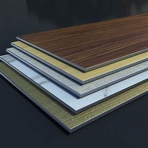 ไม้เมเปิลภายนอก PVDF อลูมิเนียมคอมโพสิตแผงหุ้ม